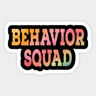 Behavior Squad Vintage Gradient Sticker